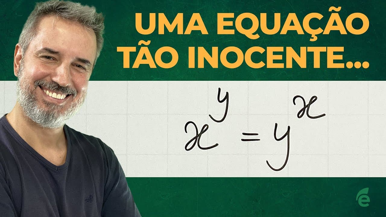 Thumbnail: A inocente equação xˆy=yˆx : como resolver quando x≠y ? [Horizontal]