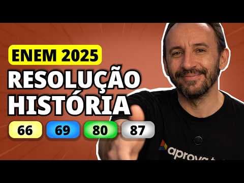 Thumbnail da aula: ENEM 2025 HISTÓRIA – Questão 66 | A difusão pelos cônegos do ideal apostólico, bem como a influência