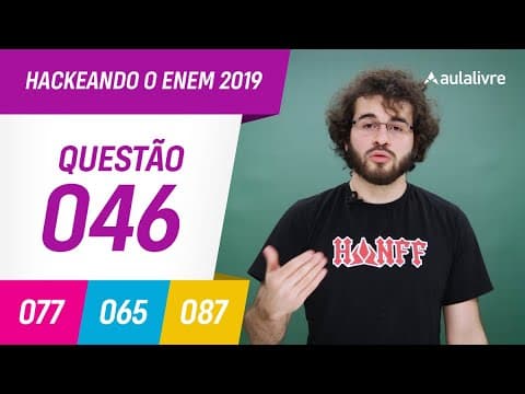 Thumbnail da aula: Enem 2019 | Filosofia: política em Maquiavel | Questão 46 (branco)