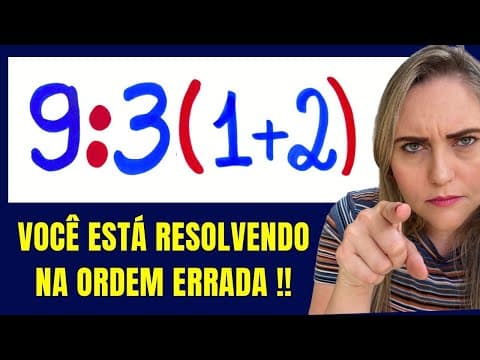 Thumbnail da aula: 🤯😱 9 OU 1 ?? QUAL RESPOSTA CERTA ?? Matemática básica todo dia.📚🚀