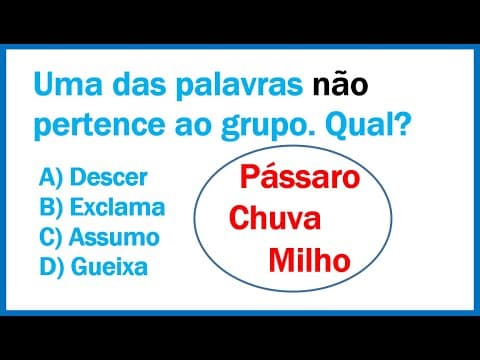 Thumbnail da aula: Essa é fácil mas a maioria não consegue | Raciocínio lógico‼️