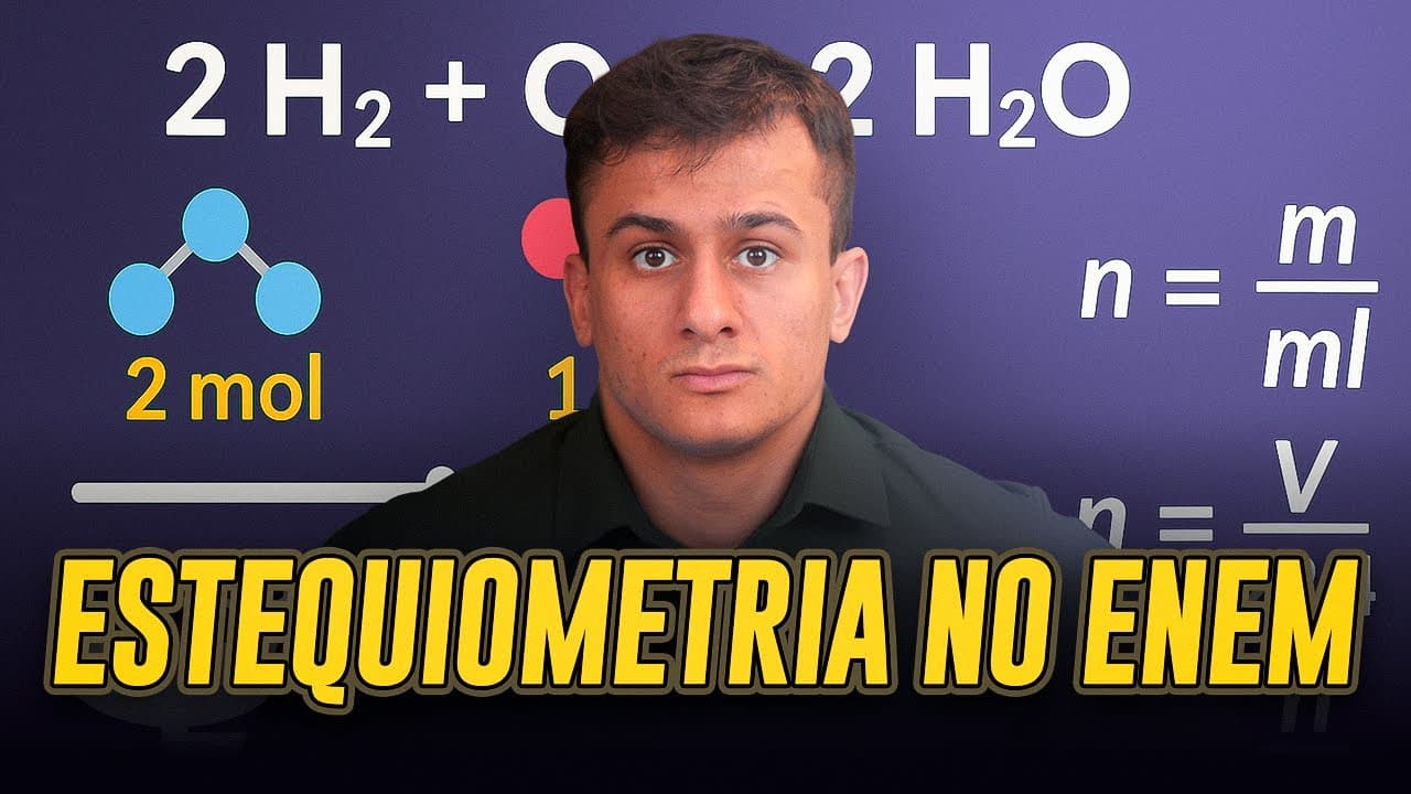 Thumbnail: Você REALMENTE sabe o que é MOL???????????? (Obrigatório pra Estequiometria ENEM 2026)