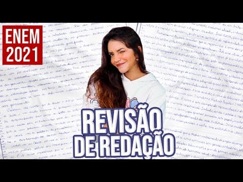 Thumbnail da aula: 🔥REVISÃO DE REDAÇÃO PARA O ENEM 2021 (Débora Aladim)