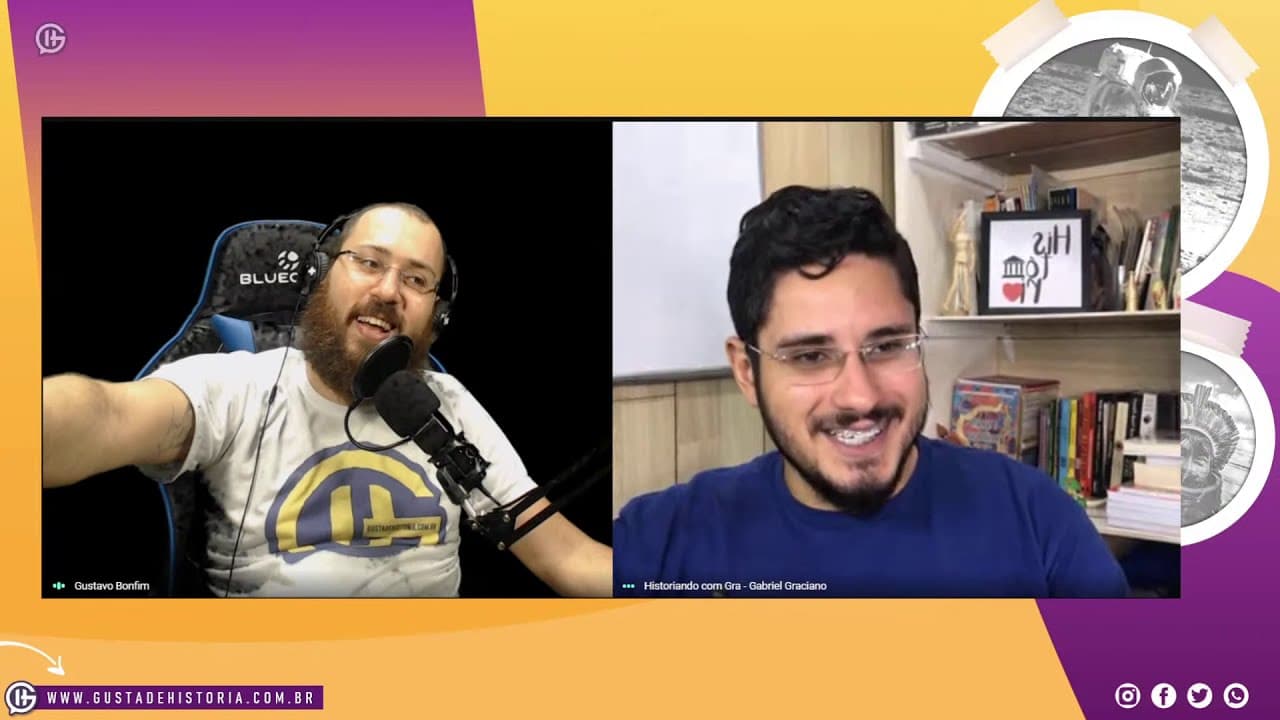 Thumbnail: Resolução do Simulado de História no Enem 2020 - GustadeHistoria e Historiando com Gra