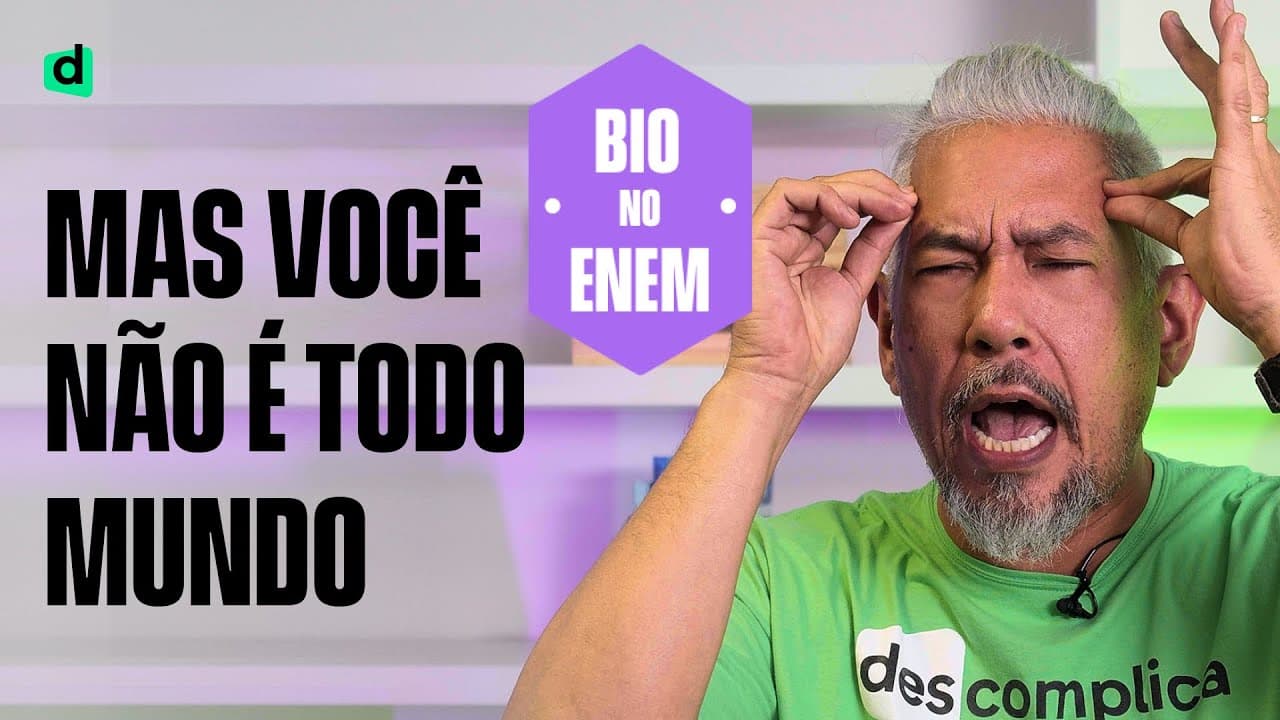 Thumbnail: 🧬 BIOLOGIA NO ENEM: CONTEÚDOS QUE TODO MUNDO ERRA