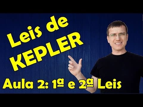 Thumbnail da aula: 1ª e 2ª LEIS DE KEPLER - GRAVITAÇÃO - Aula 2 - Prof  Marcelo Boaro