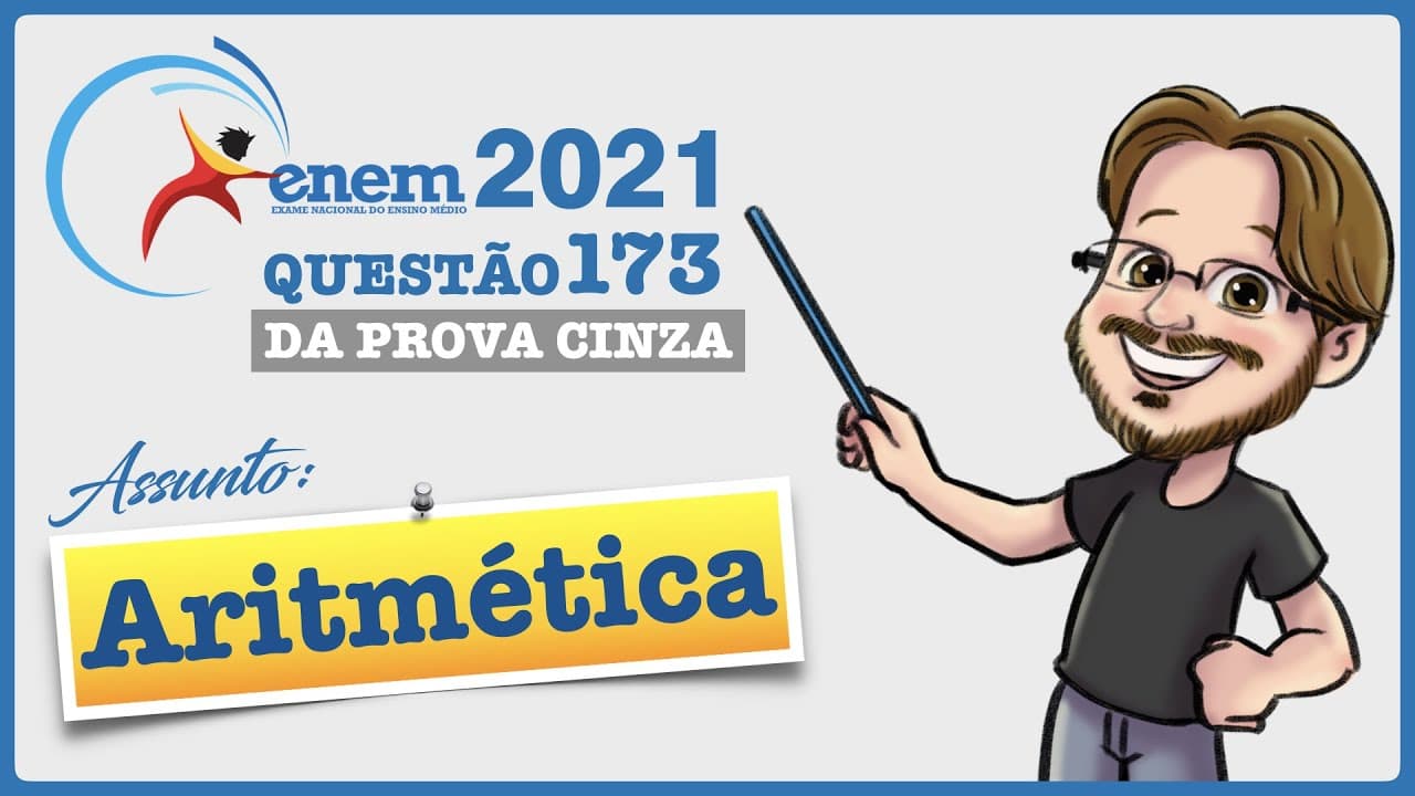 Thumbnail: ENEM 2021 || Aritmética || Um nutricionista verificou, na dieta diária do seu cliente, a falta de
