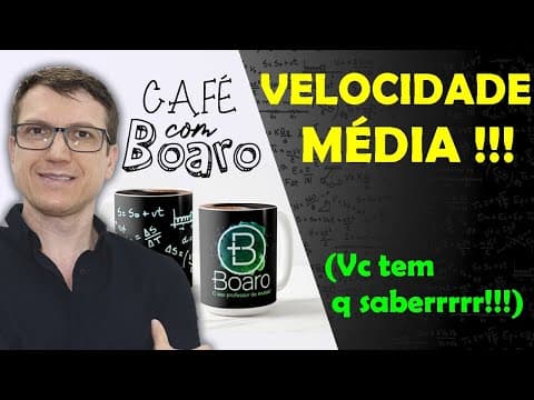 Thumbnail da aula: VELOCIDADE MÉDIA - Cinemática - EXERCÍCIOS para REVISÃO de FÍSICA - EXC007