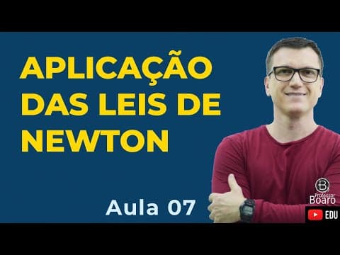 Thumbnail da aula: APLICAÇÕES  das LEIS de NEWTON | POLIAS ou ROLDANAS e FORÇA ELÁSTICA