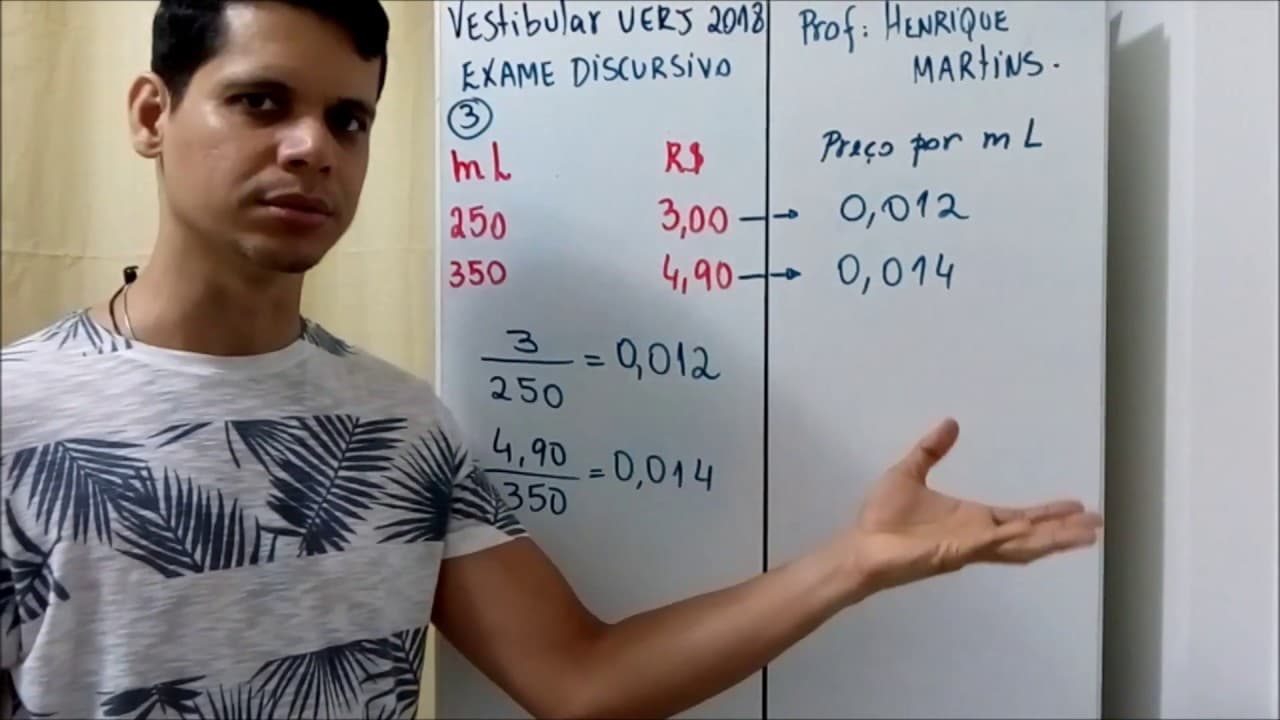 Thumbnail: Questão 4 - Vestibular UERJ - 2018 - Exame Discursivo