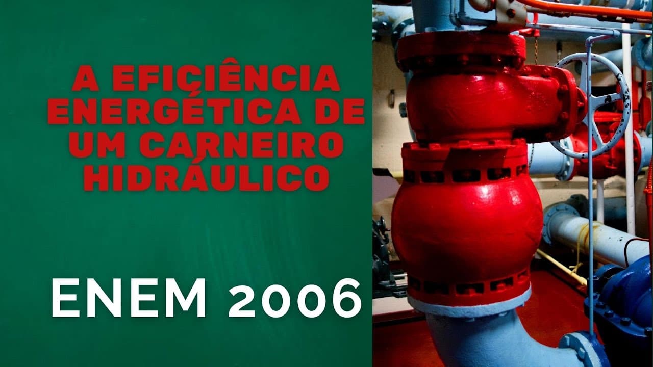 Thumbnail: ENEM 2006 - A eficiência energética de um carneiro hidráulico