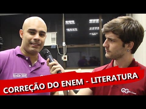 Thumbnail da aula: Correção do Enem 2015 - Literatura