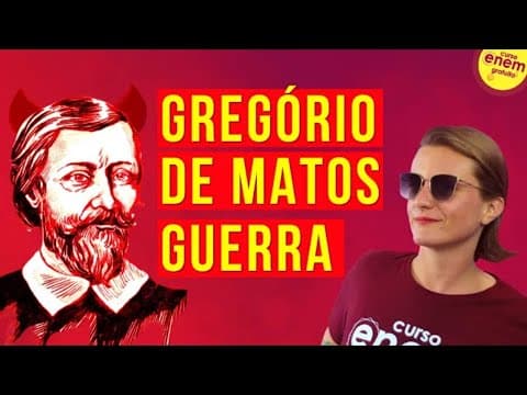 Thumbnail da aula: GREGÓRIO DE MATOS GUERRA: O "BOCA DO INFERNO" | BARROCO | Resumo de Literatura Enem. Profe Camila