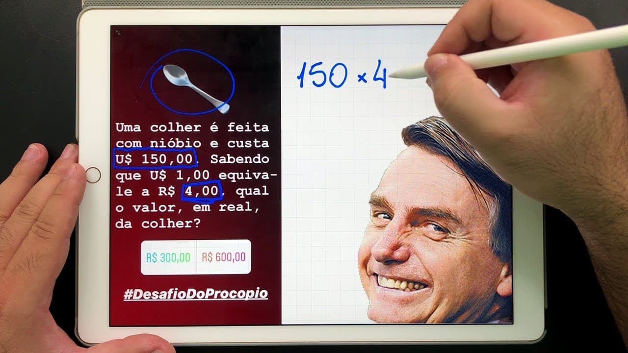Thumbnail: 🤯 Você Consegue Ser MAIS ESPERTO que o PRESIDENTE JAIR BOLSONARO nesse Desafio do Procopio?