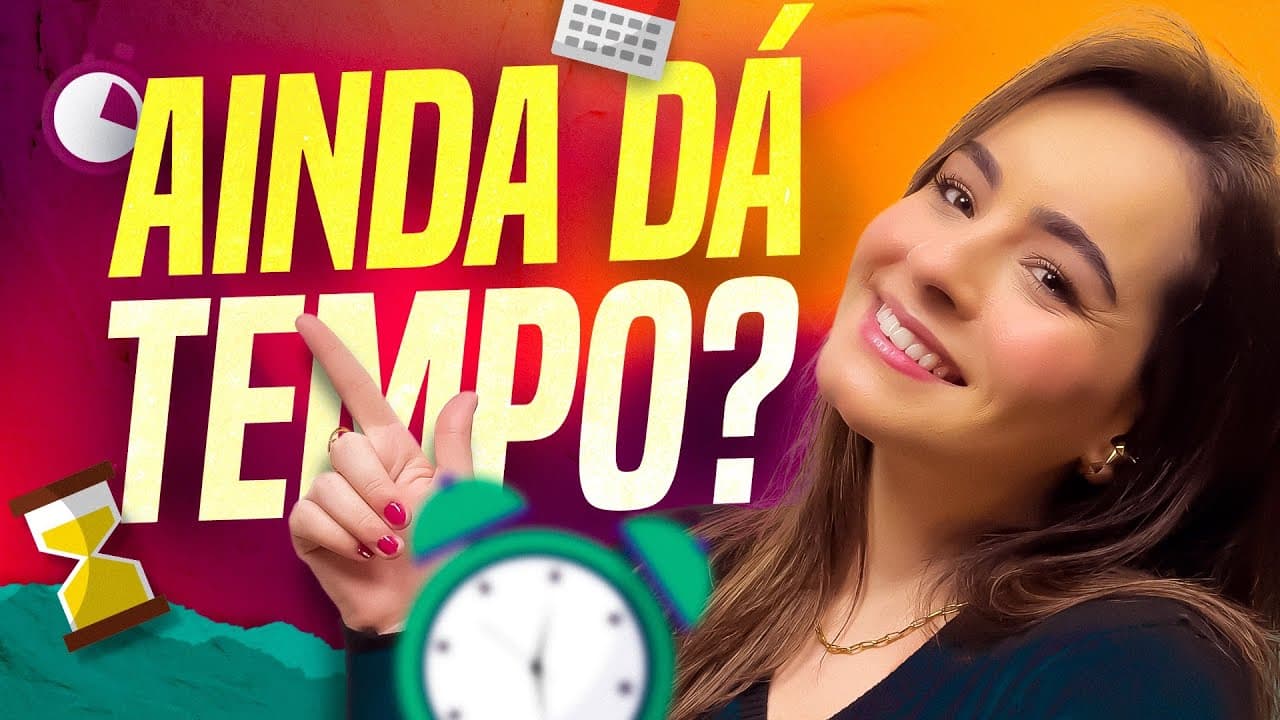 Thumbnail: ENEM: APRENDA COMO ESTUDAR REDAÇÃO MESMO FALTANDO POUCO TEMPO? l POXALULU