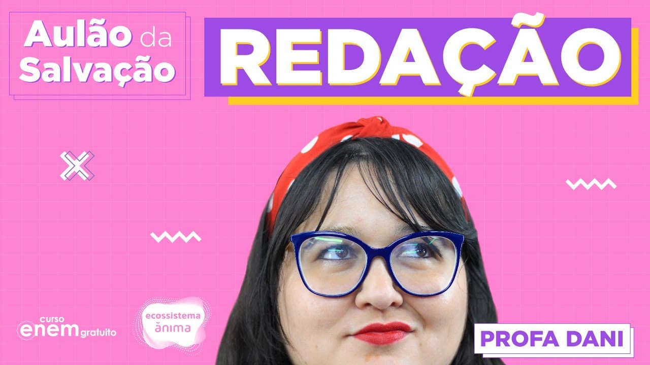 Thumbnail: AULÃO DE REDAÇÃO PARA O ENEM | AULÃO DA SALVAÇÃO