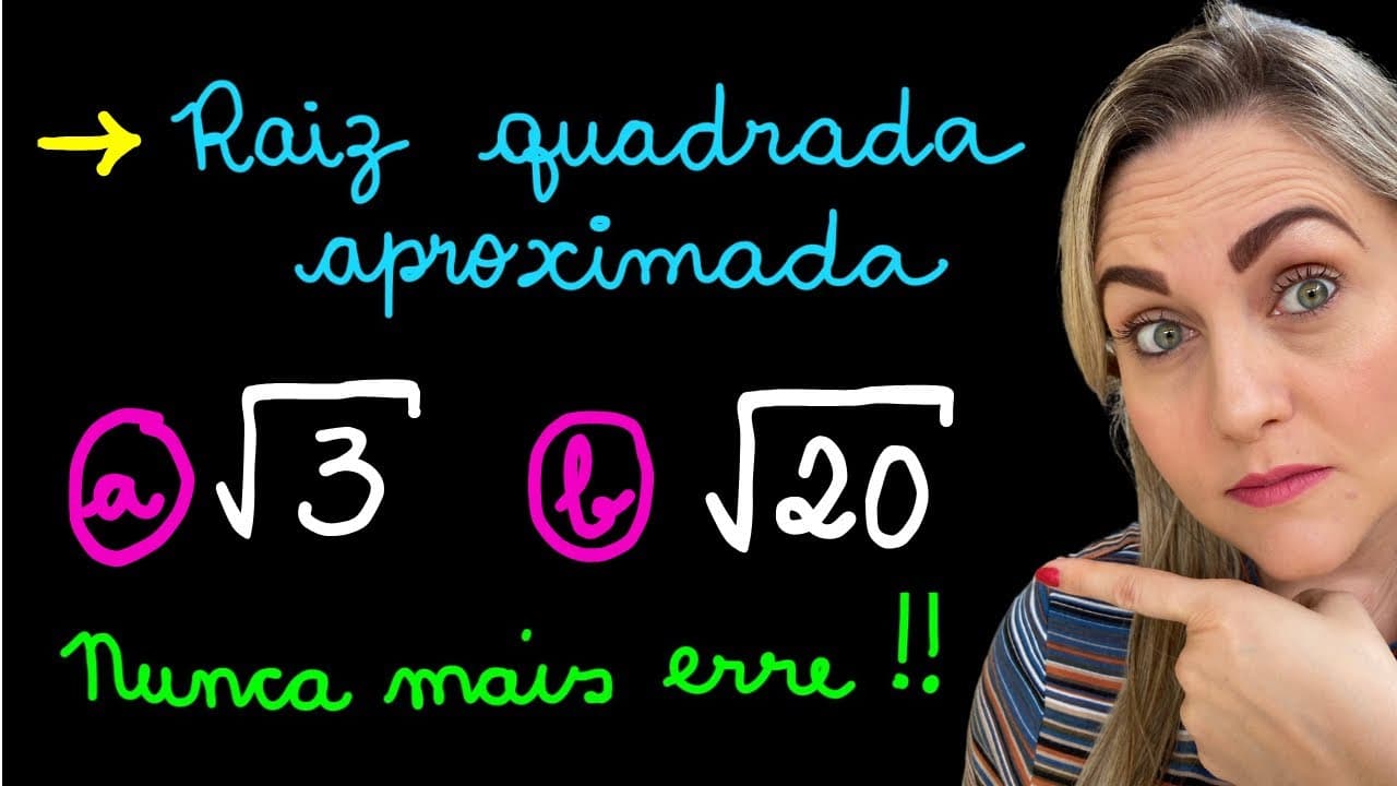 Thumbnail: RAIZ QUADRADA APROXIMADA! MELHOR MANEIRA DE RESOLVER RAIZ! EXPLICAÇÃO PARA APRENDER MATEMÁTICA!