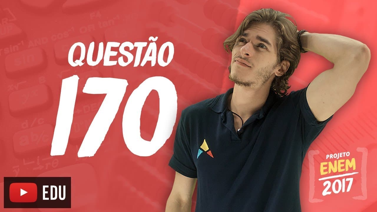 Thumbnail: Enem 2016 - Matemática | Questão 170 (Caderno Rosa)