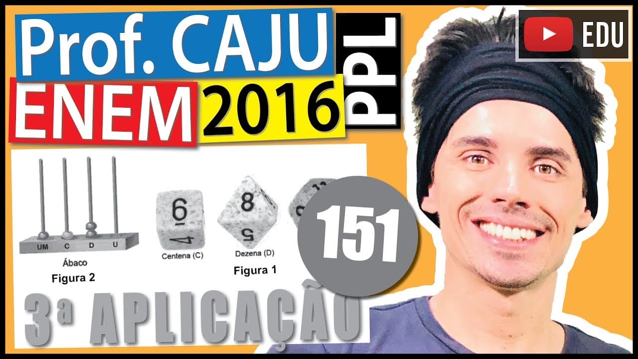 Thumbnail: [ENEM 2016 PPL] 151 📓 SISTEMA DE NUMERAÇÃO DECIMAL Uma professora de matemática organizou uma