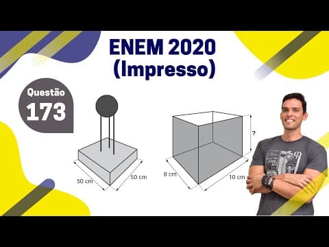 Thumbnail da aula: [38/45] ENEM 2020 Impresso - Questão 173