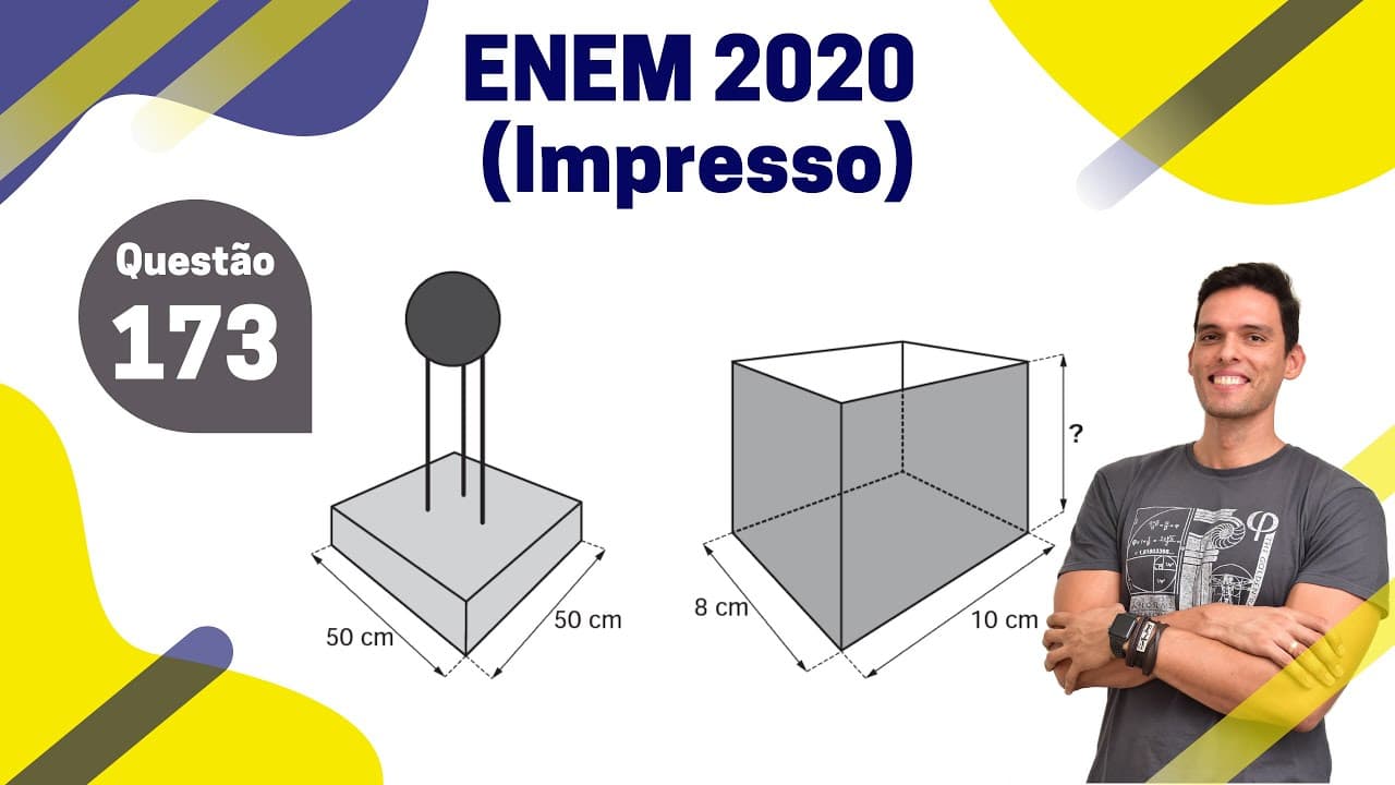 Thumbnail: [38/45] ENEM 2020 Impresso - Questão 173