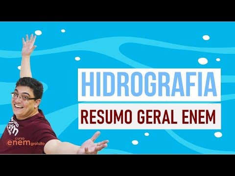 Thumbnail da aula: HIDROGRAFIA - RESUMO GERAL ENEM| Aula de Geografia com o professor Raphael carrieri