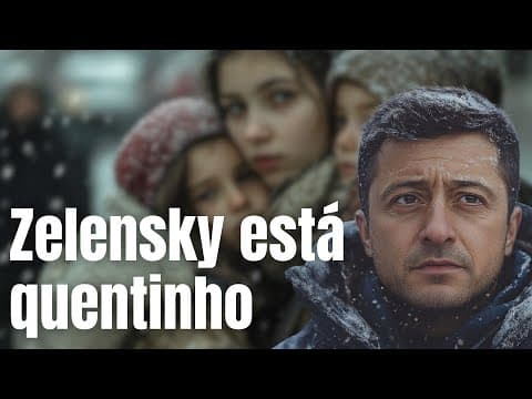 Thumbnail da aula: Zelensky está com cobertor e o POVO ucraniano passando FRIO