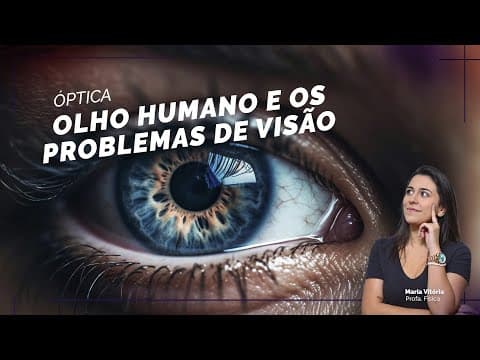 Thumbnail da aula: Óptica: Olho humano e os problemas de visão