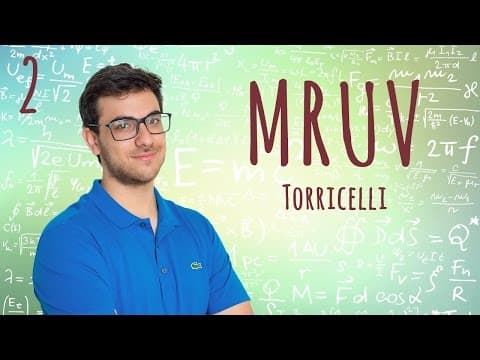 Thumbnail da aula: MRUV - Fórmula de TORRICELLI - EXATAS EXATAS (Aula 2)