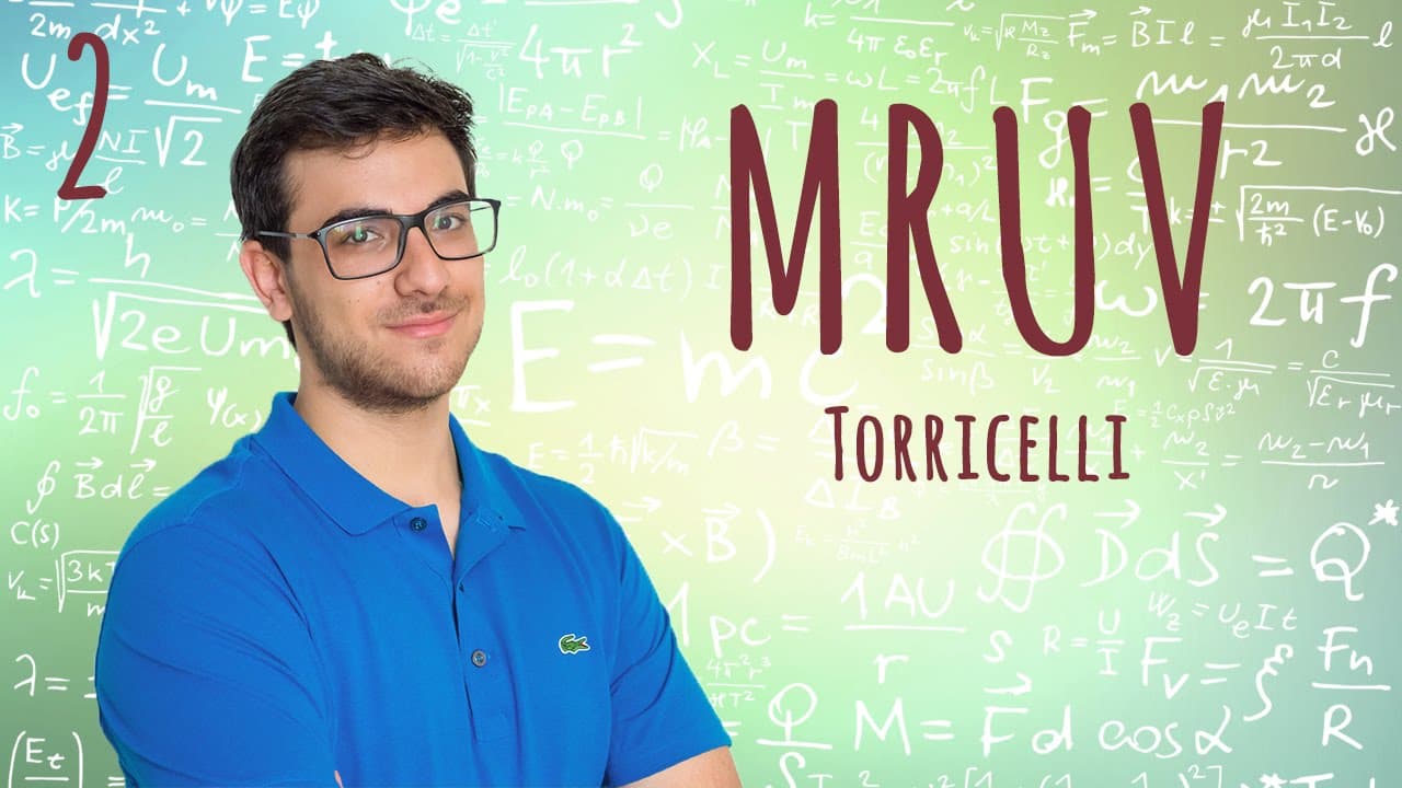 Thumbnail: MRUV - Fórmula de TORRICELLI - EXATAS EXATAS (Aula 2)