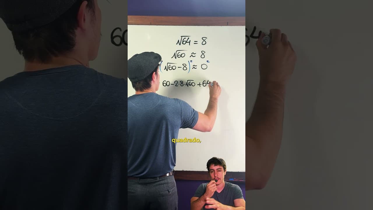 Thumbnail: Como calcular qualquer raiz quadrada na mão