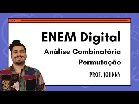 Thumbnail da aula: ENEM Digital | Eduardo deseja criar um e-mail utilizando um anagrama... - Prof. Johnny