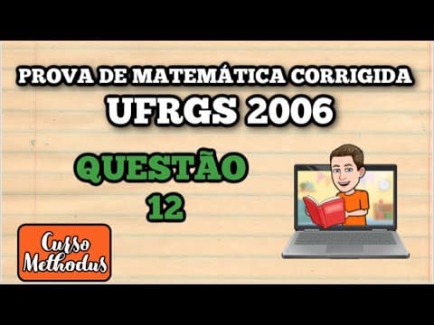 Thumbnail da aula: 12 de 2006 da prova de matemática da UFRGS - Considere que a espiral representada na figura abaixo