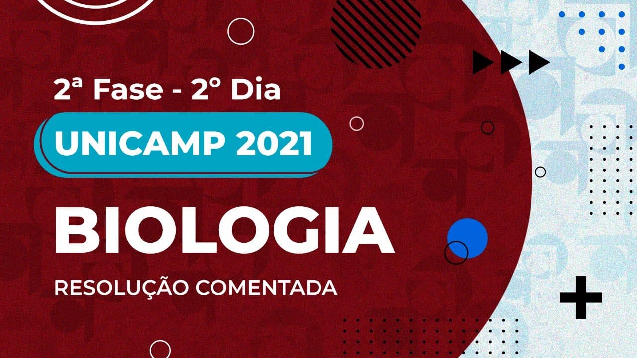 Thumbnail: Resolução Comentada - UNICAMP 2021 - 2ª fase - 2º dia - Biologia