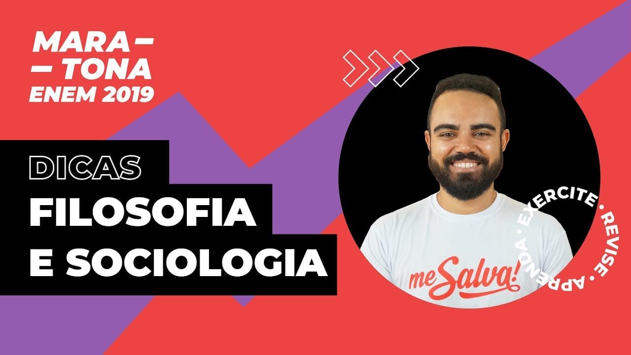 Thumbnail: 🤓 DICAS PARA ACERTAR MAIS QUESTÕES DE FILOSOFIA E SOCIOLOGIA  - Maratona e Simuladão ENEM GRÁTIS