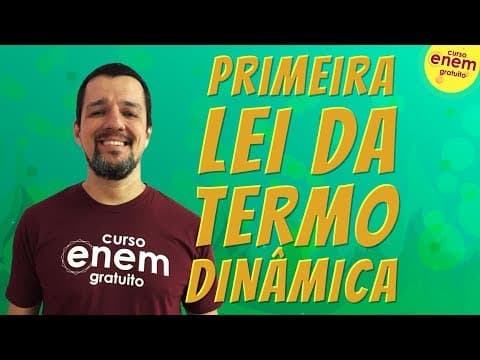 Thumbnail da aula: 1ª LEI DA TERMODINÂMICA | Resumo de Física para o Enem