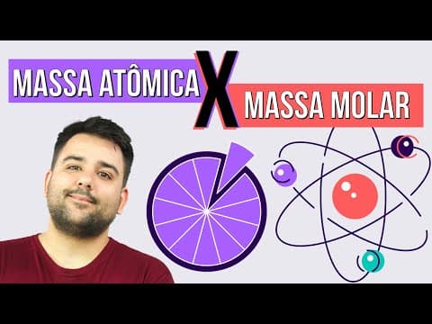 Thumbnail da aula: MASSA ATÔMICA X MOL: como calcular, isótopos, massa molar | Resumo de Química para o Enem