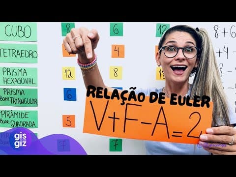 Thumbnail da aula: POLIEDROS - RELAÇÃO DE EULER FÁCIL DE APRENDER