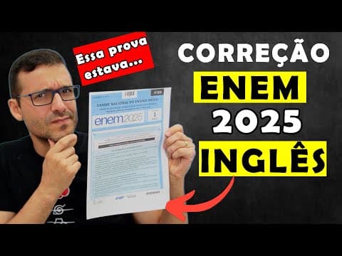 Thumbnail da aula: CORREÇÃO INGLÊS | ENEM 2025