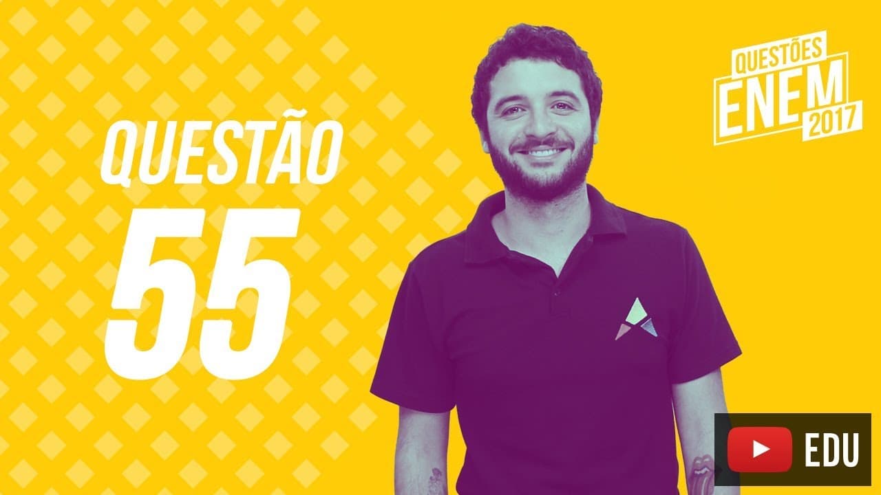 Thumbnail: Enem 2017 - Ciências Humanas | Questão 55 (Caderno Amarelo)