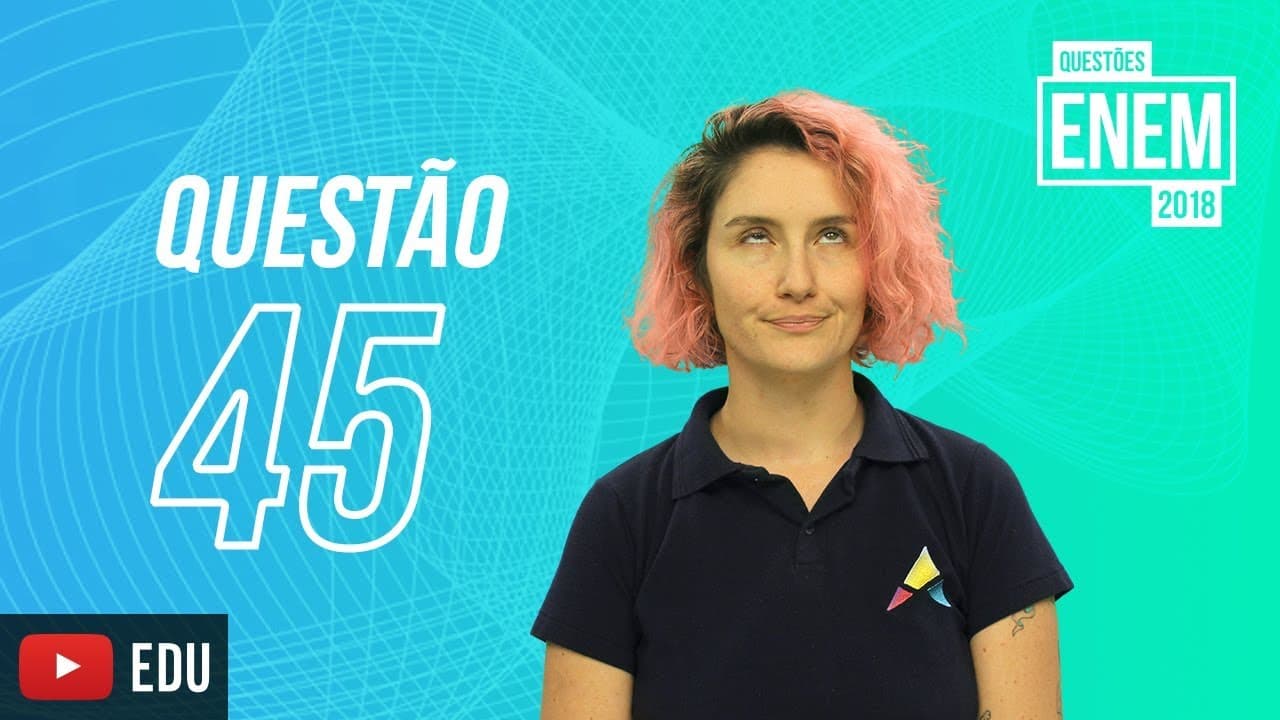 Thumbnail: ENEM 2018 | Comportamento do internauta brasileiro | questão 45 (caderno amarelo)