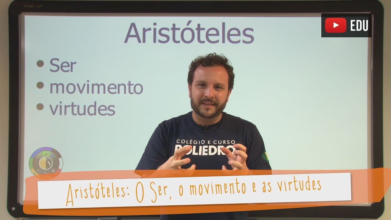 Thumbnail: Videoaulas Poliedro | Aristóteles: O Ser, o movimento e as virtudes