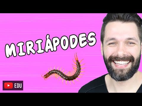 Thumbnail da aula: MIRIÁPODES - QUILÓPODES E DIPLÓPODES | Biologia com Samuel Cunha