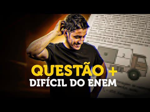 Thumbnail da aula: Questão de Física mais DIFÍCIL do ENEM 2023