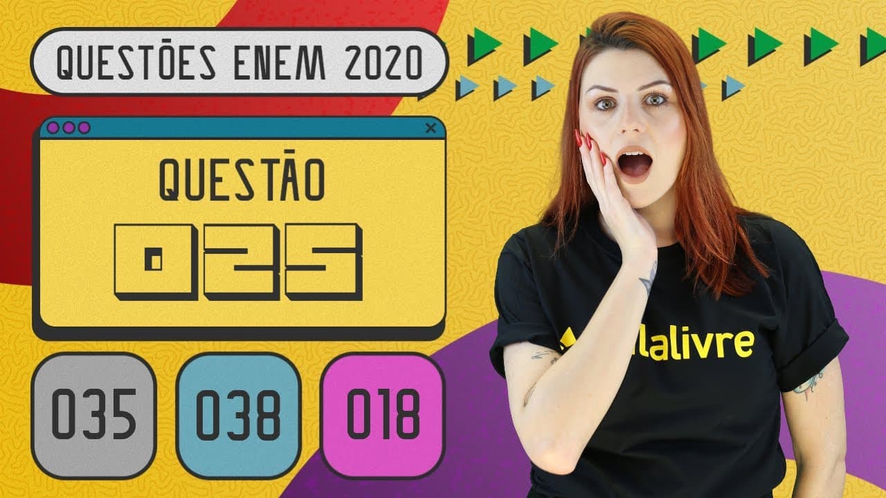 Thumbnail: ENEM 2020 | ESTRATÉGIAS ARGUMENTATIVAS | QUESTÃO 25