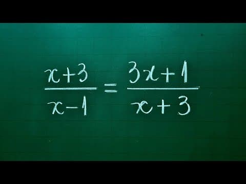 Thumbnail da aula: EQUAÇÃO FRACIONÁRIA DO 2º GRAU | Professora Angela Matemática