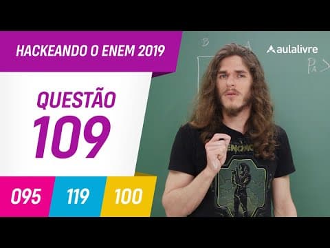Thumbnail da aula: Enem 2019 | Física: Pressão | Questão 109 (cinza)