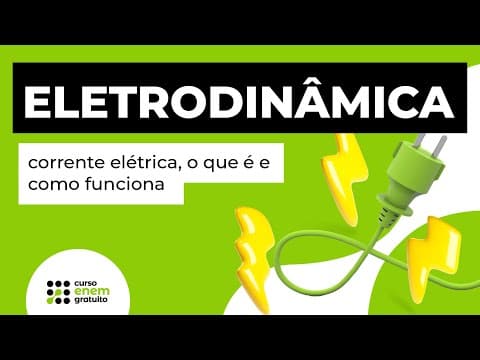Thumbnail da aula: ELETRODINÂMICA: corrente elétrica, o que é e como funciona | Física | Flaverson Batista