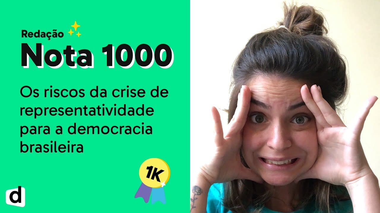 Thumbnail: Os riscos da crise de representatividade para a democracia brasileira | REDAÇÃO NOTA 1000