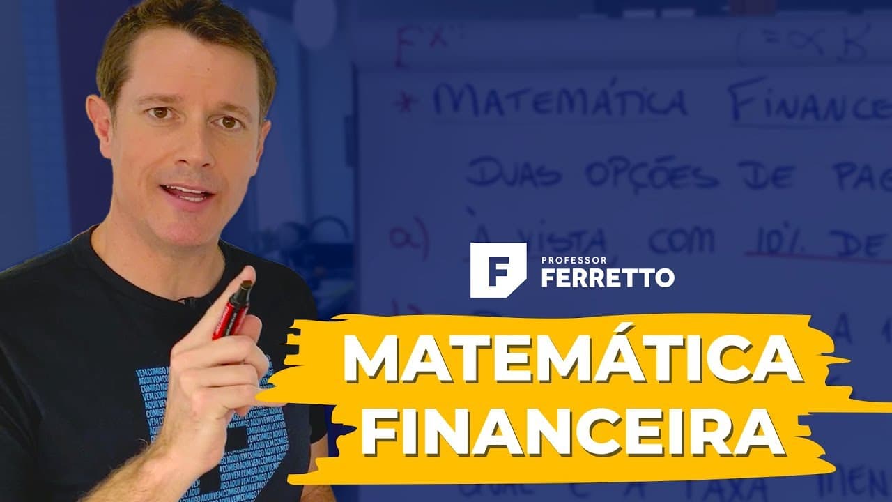 Thumbnail: Matemática Financeira 💰 Como calcular taxa de juros?